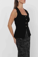 SAGE THE LABEL MYRA BUTTON FRONT VEST