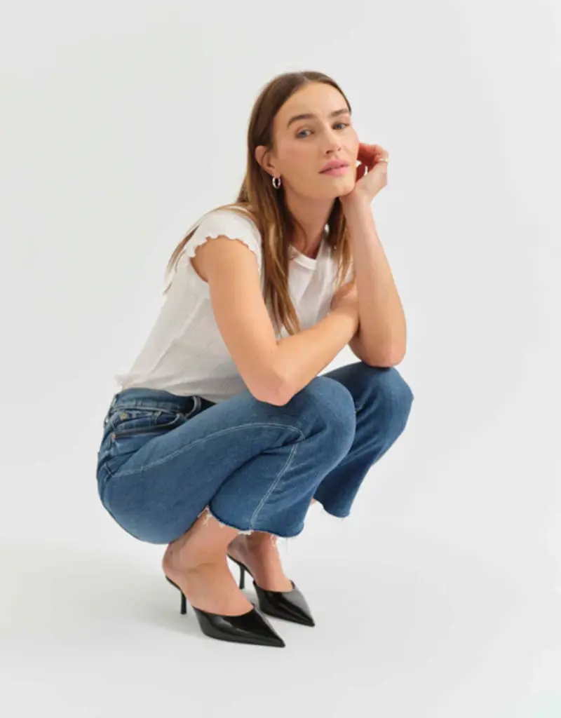 DAZE SHY GIRL CROP FLARE JEAN