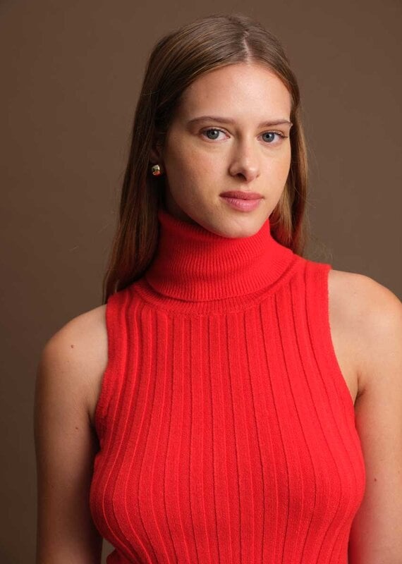 DELUC BEN TURTLENECK KNIT TOP