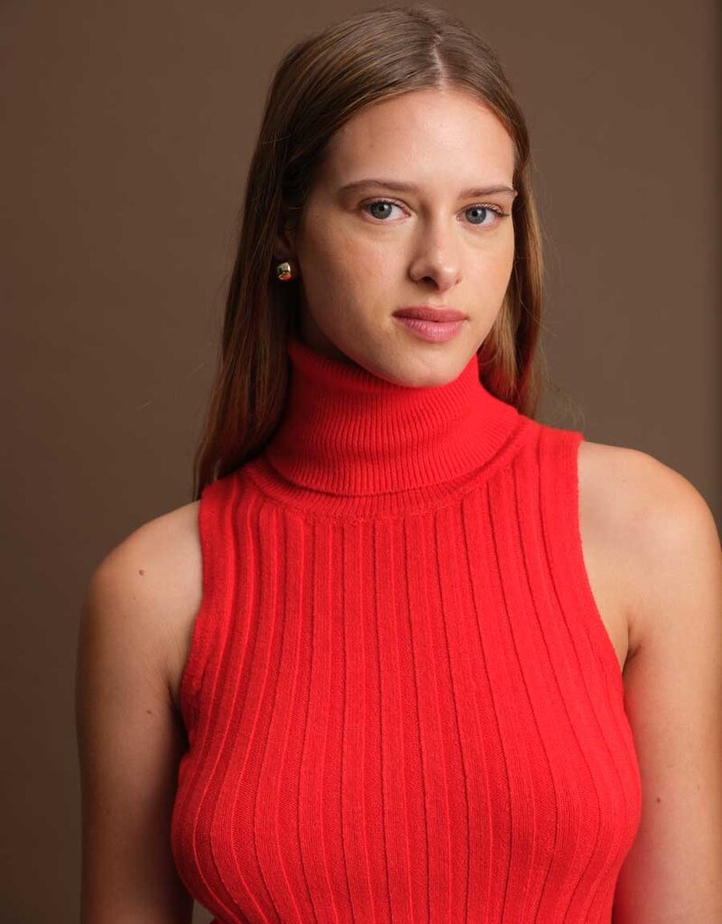 DELUC BEN TURTLENECK KNIT TOP