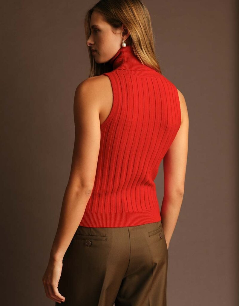 DELUC BEN TURTLENECK KNIT TOP