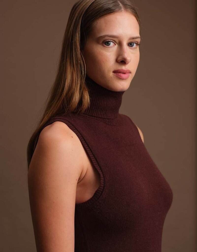 DELUC RICHARD TURTLENECK KNIT DRESS
