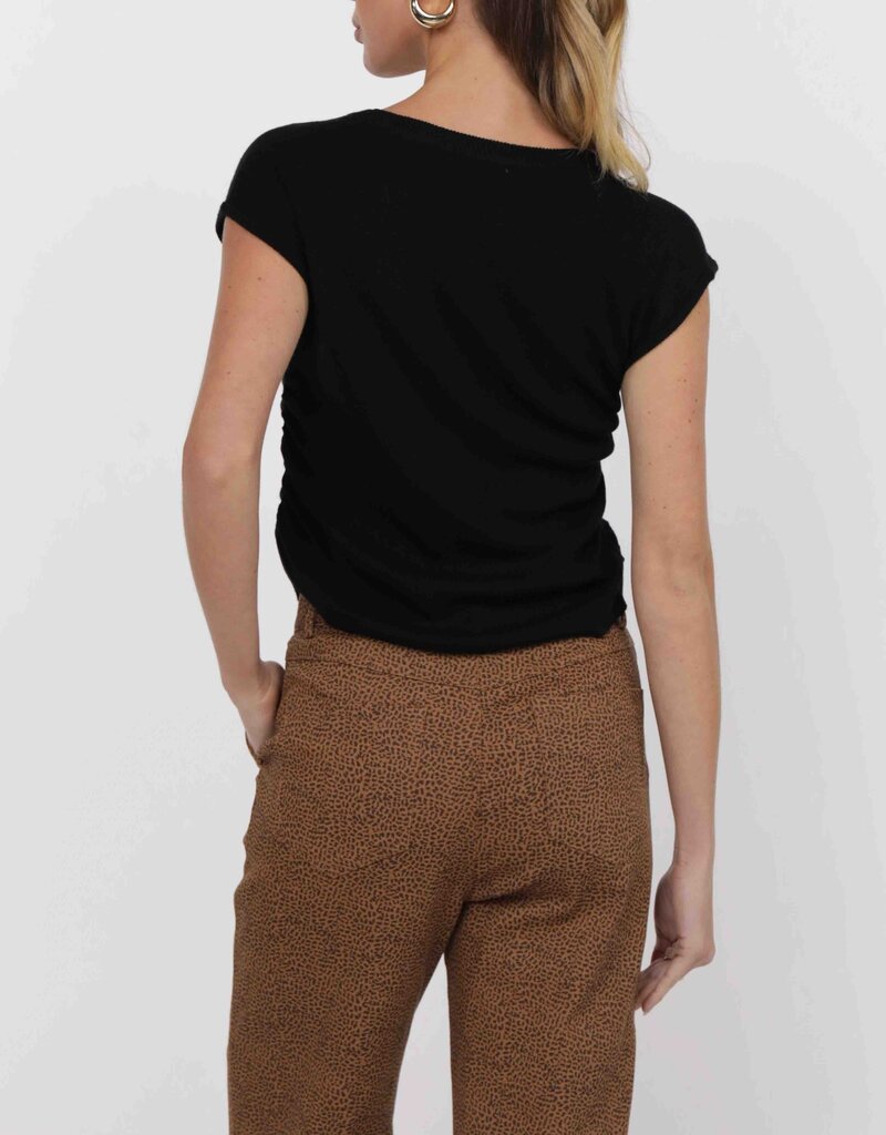 SAGE THE LABEL JORDAN RUCHED SWEATER TANK