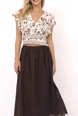 SADIE AND SAGE VOILA RUFFLE BLOUSE