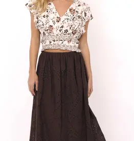 SADIE AND SAGE VOILA RUFFLE BLOUSE