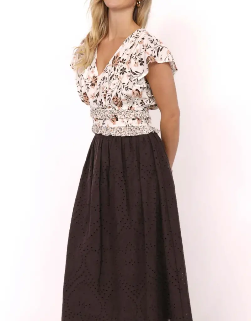 SADIE AND SAGE VOILA RUFFLE BLOUSE