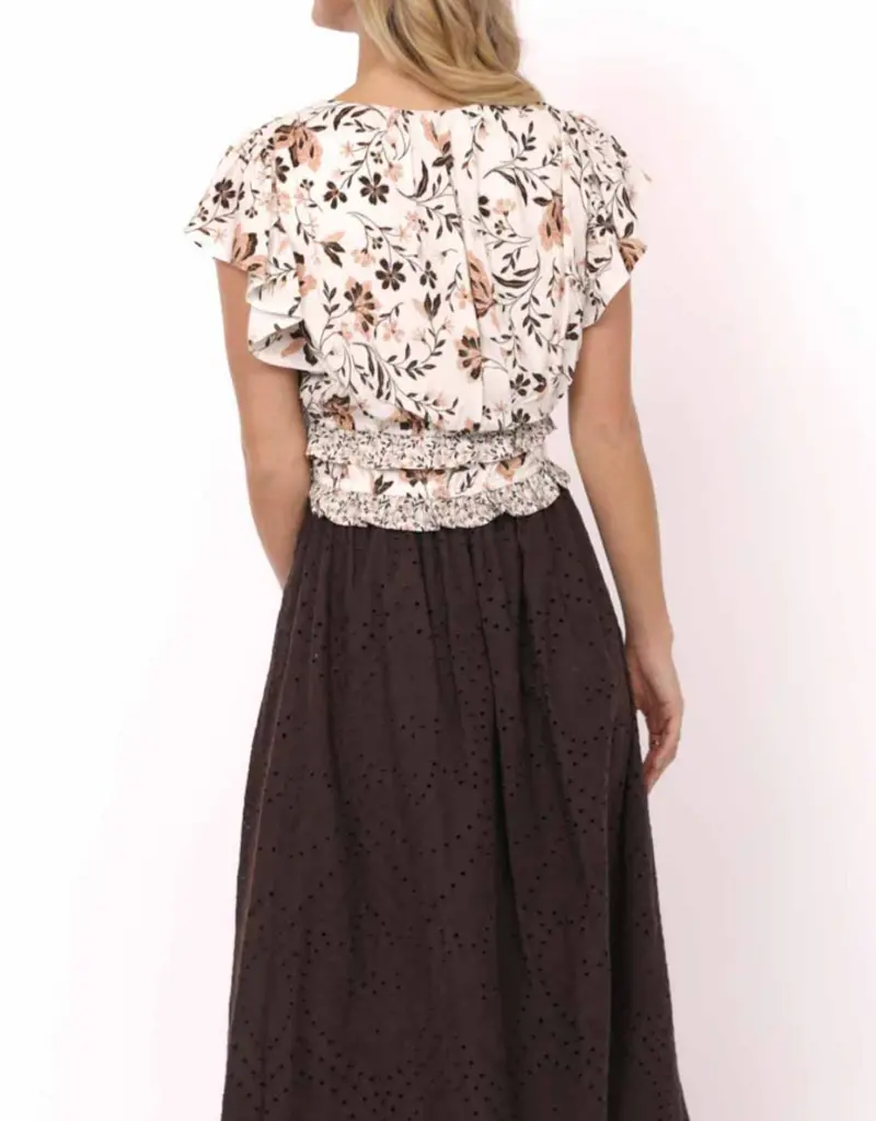 SADIE AND SAGE VOILA RUFFLE BLOUSE