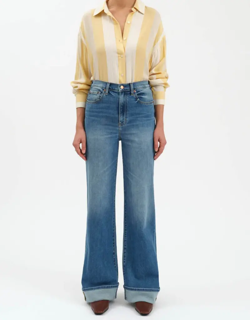 DAZE FAR OUT HIGH + WIDE LONG JEANS