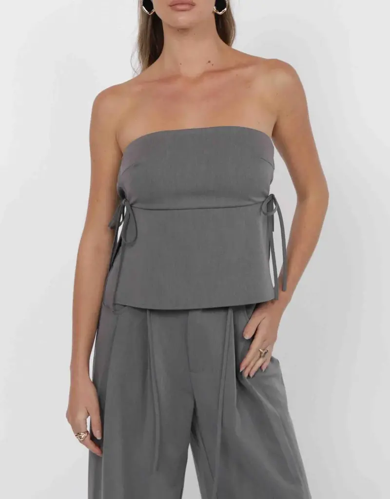 SAGE THE LABEL CHEEKY SIDE TIE TUBE TOP