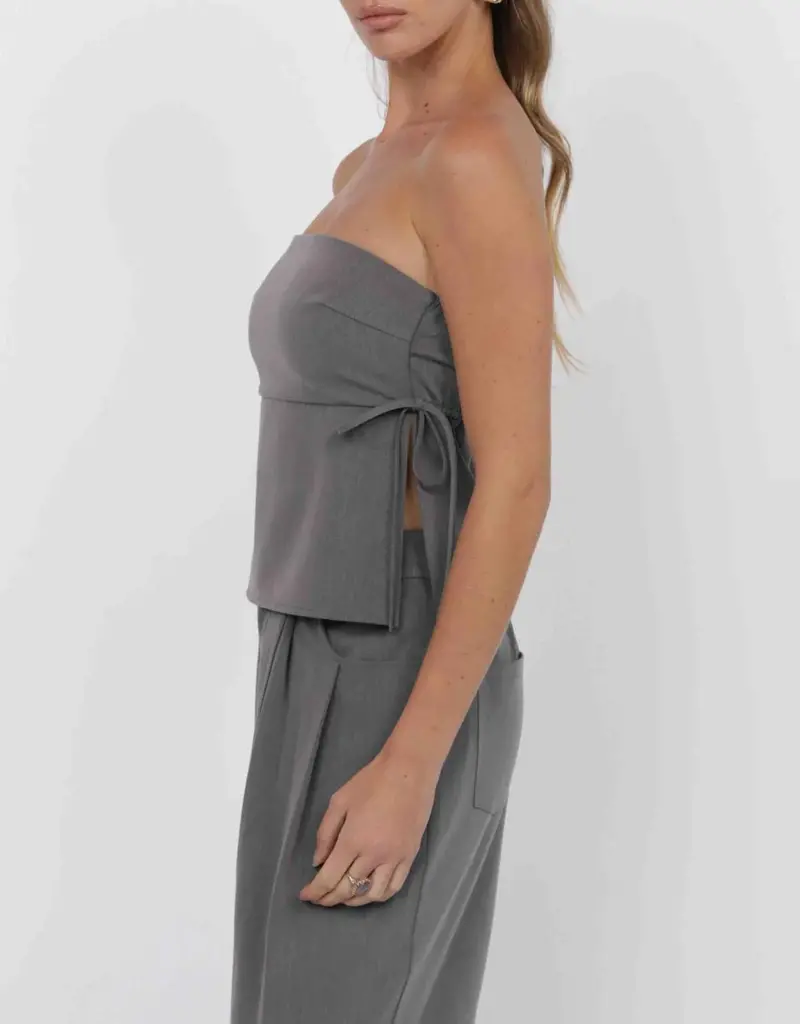 SAGE THE LABEL CHEEKY SIDE TIE TUBE TOP