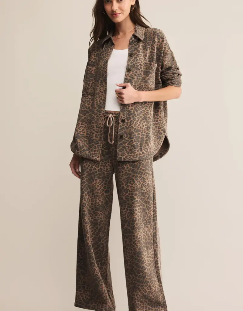 ZSUPPLY HUNTER LEOPARD KNIT PANT