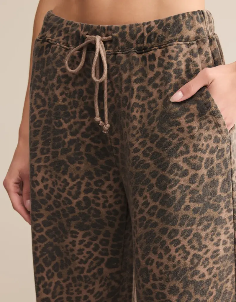 ZSUPPLY HUNTER LEOPARD KNIT PANT