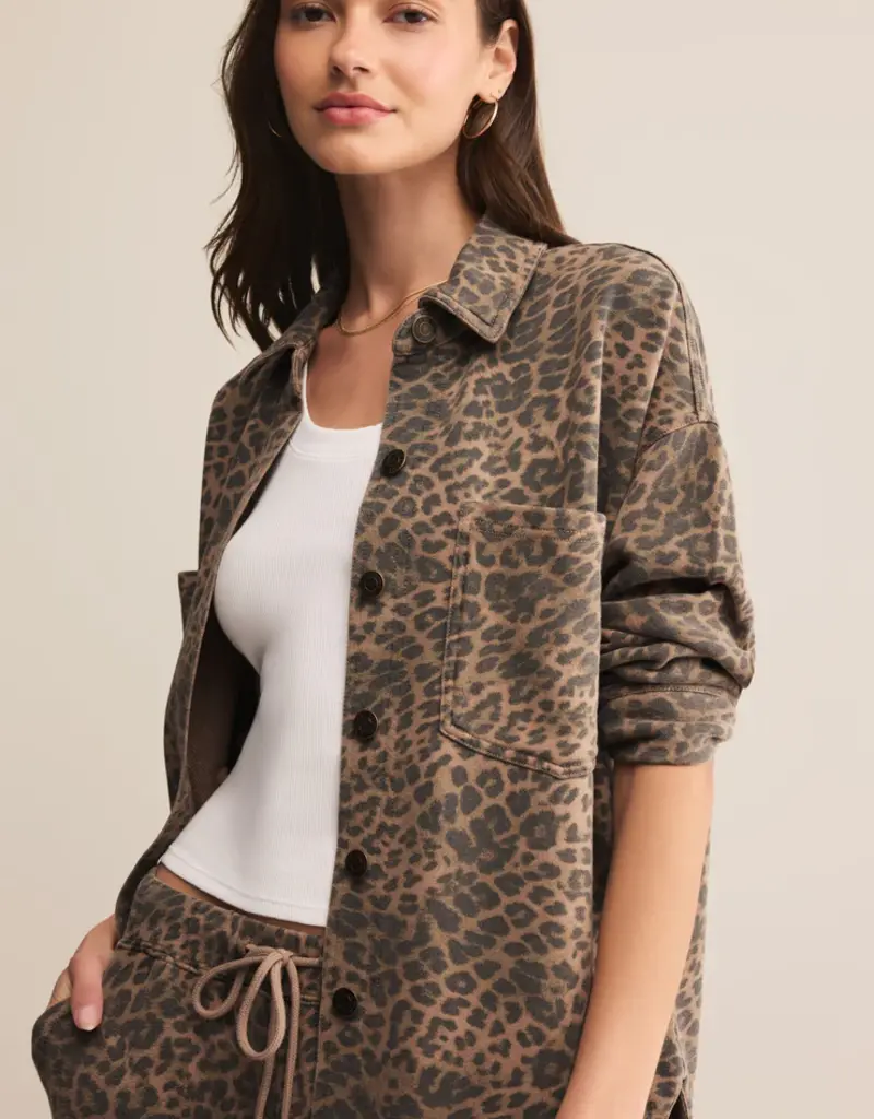 ZSUPPLY HUNTER LEOPARD KNIT PANT