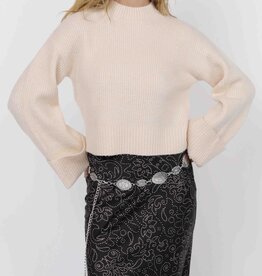 SAGE THE LABEL EMILIA MOCKNECK SWEATER