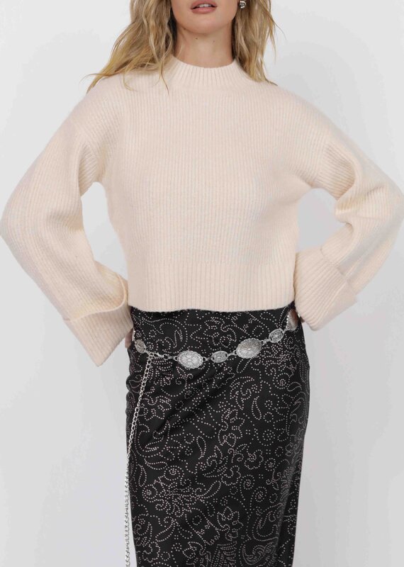 SAGE THE LABEL EMILIA MOCKNECK SWEATER
