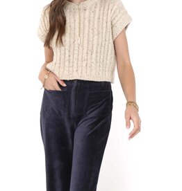 SADIE AND SAGE EFFORTLESS CABLE KNIT TANK