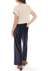 SADIE AND SAGE EFFORTLESS CABLE KNIT TANK