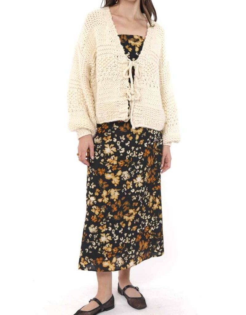 SADIE AND SAGE IGGY TIE FRONT CARDIGAN