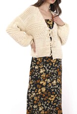 SADIE AND SAGE IGGY TIE FRONT CARDIGAN