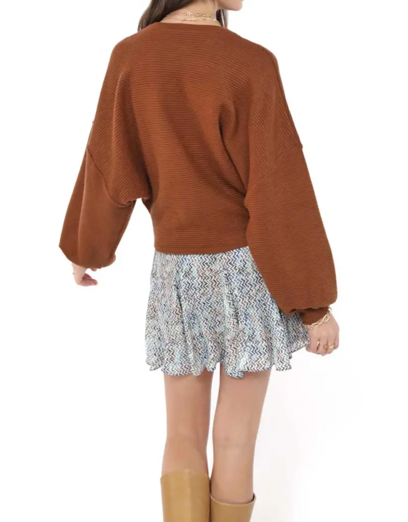 SADIE AND SAGE ON A STROLL DOLMAN TOP
