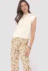 SADIE AND SAGE CHILL BEATS SLEEVELESS SWEATER
