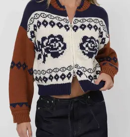 SAGE THE LABEL SWEET ROSE JACQUARD JACKET