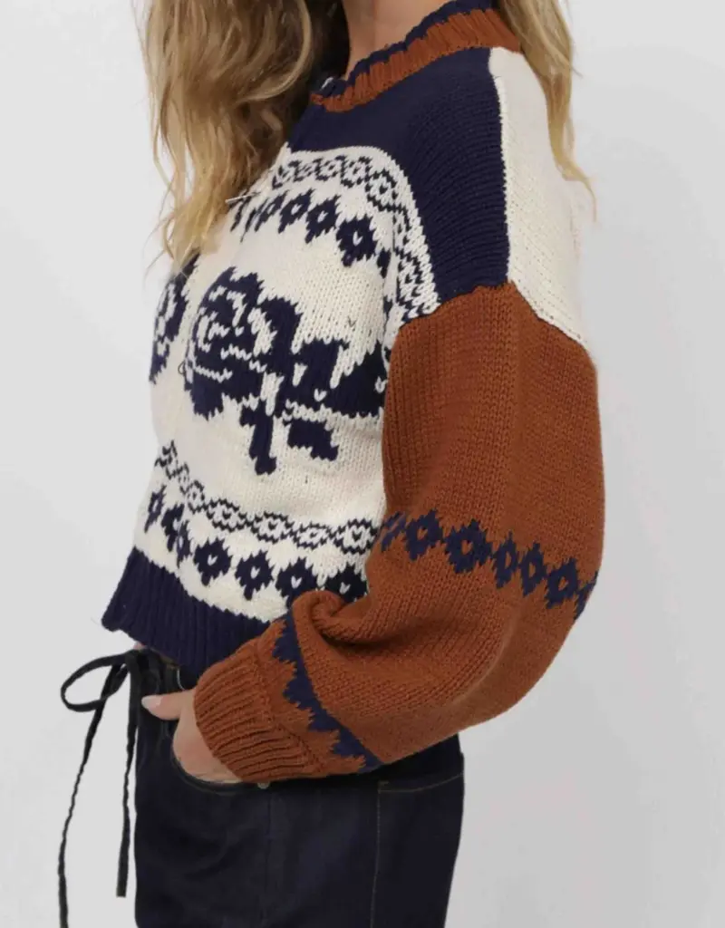 SAGE THE LABEL SWEET ROSE JACQUARD JACKET