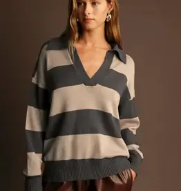 DELUC NICK POLO SWEATER