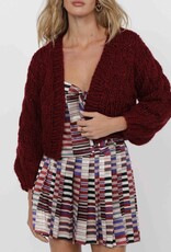 SAGE THE LABEL THIS & THAT CHUNKY CARDI