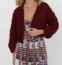 SAGE THE LABEL THIS & THAT CHUNKY CARDI