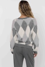 SAGE THE LABEL ASTORIA ARGYLE PULLOVER