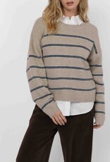 SAGE THE LABEL HUDSON STRIPE SWEATER