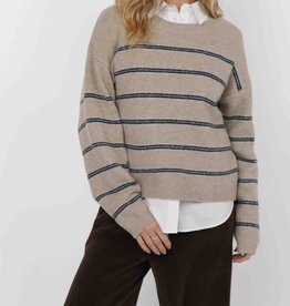 SAGE THE LABEL HUDSON STRIPE SWEATER