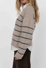 SAGE THE LABEL HUDSON STRIPE SWEATER