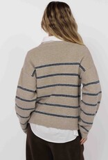 SAGE THE LABEL HUDSON STRIPE SWEATER
