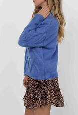 SAGE THE LABEL ON STAGE MOCK NECK SWEATER