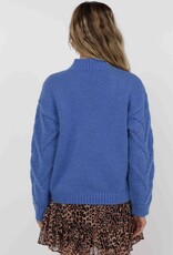 SAGE THE LABEL ON STAGE MOCK NECK SWEATER