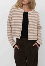 SAGE THE LABEL DAPHNE STRIPED CARDIGAN
