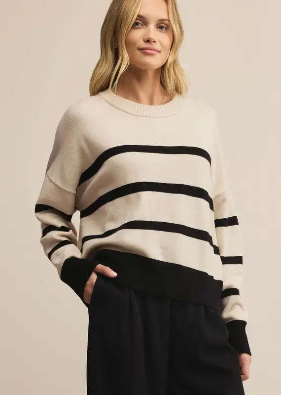 ZSUPPLY JORDANE STRIPED SWEATER
