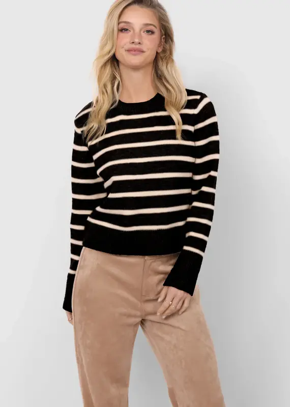 SADIE AND SAGE SHERI STRIPED SWEATER