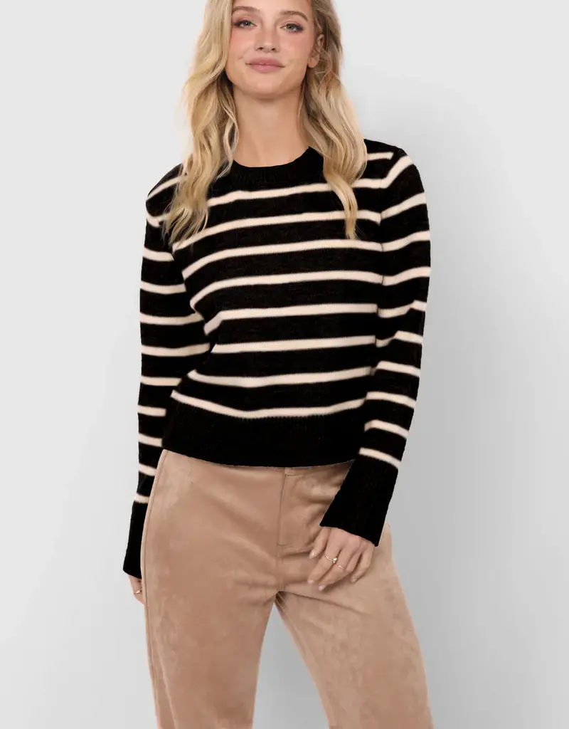 SADIE AND SAGE SHERI STRIPED SWEATER