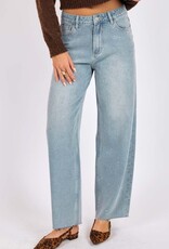 SAGE THE LABEL GLITTER EMBELLISHED JEANS