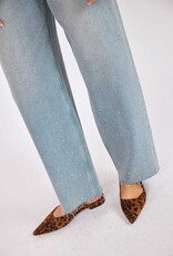 SAGE THE LABEL GLITTER EMBELLISHED JEANS