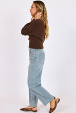 SAGE THE LABEL GLITTER EMBELLISHED JEANS