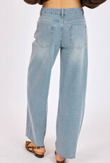 SAGE THE LABEL GLITTER EMBELLISHED JEANS