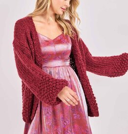 SAGE THE LABEL FLORENCE HAND KNIT CARDI