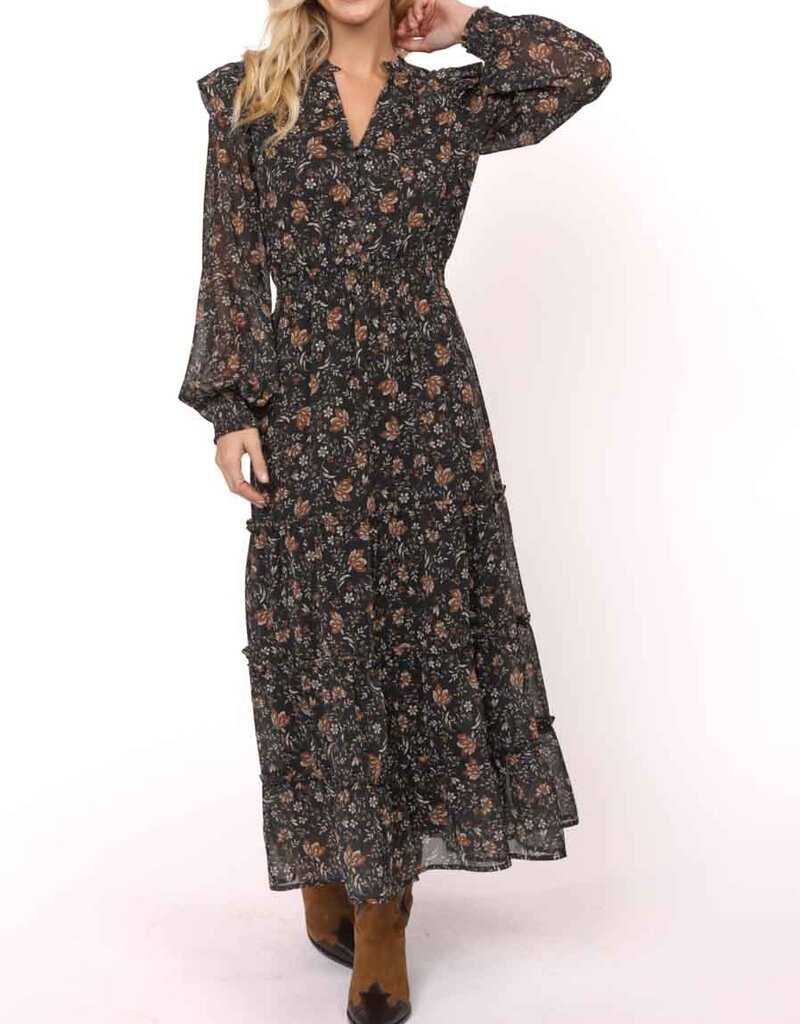 SADIE AND SAGE TIMELESS TIERED MAXI DRESS