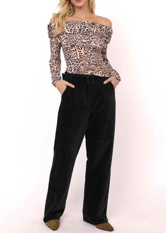 SADIE AND SAGE REVERIE LEOPARD TOP