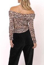 SADIE AND SAGE REVERIE LEOPARD TOP
