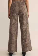 ZSUPPLY MARLI DENIM LEOPARD PANT
